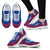 Guam Wave Sneakers - Polynesian Pattern Pink Color Women's Sneakers - White - Guam White - Polynesian Pride