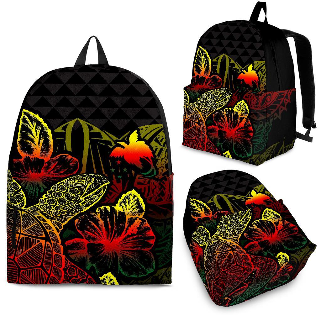 Papua New Guinea Polynesian Backpack Turtle Hibiscus Reggae Reggae - Polynesian Pride