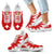 Tonga Sneakers - Tonga Coat Of Arms Thunder Style - Polynesian Pride