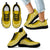 American Samoa Wave Sneakers White Gold Color Kid's Sneakers - Black - American Samoa Black - Polynesian Pride