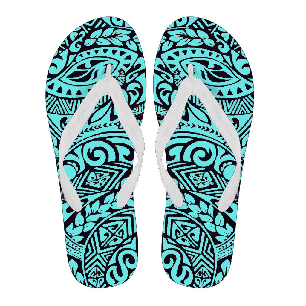 Polynesian 44 Flip Flops Men White - Polynesian Pride