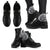 Polynesian Tattoo Style Leather Boots White A7 - Polynesian Pride