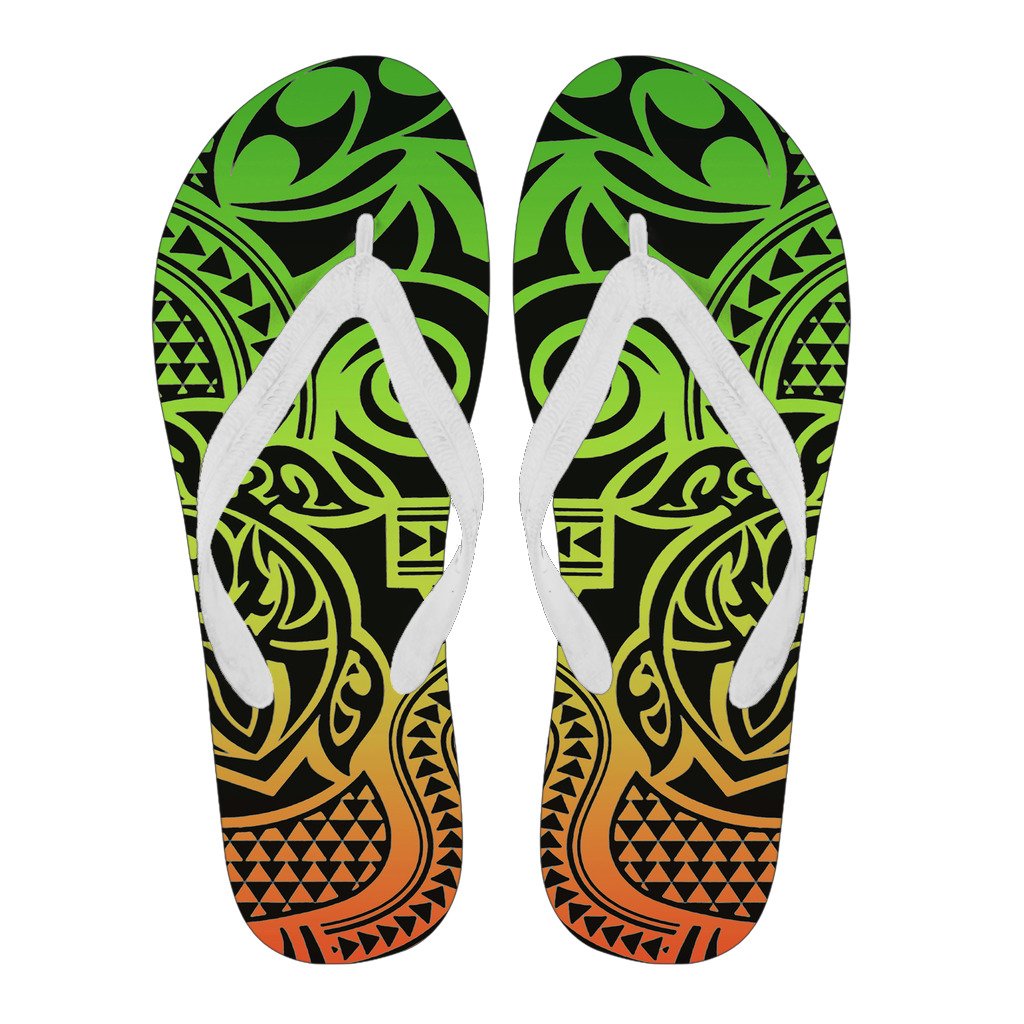 Polynesian 52 Flip Flops Men White - Polynesian Pride