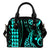Hawaii Kakau Turquoise Polynesian Shoulder Handbag One Size Turquoise - Polynesian Pride