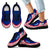 Guam Wave Sneakers - Polynesian Pattern White Red Color Kid's Sneakers - Black - Guam Black - Polynesian Pride