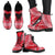 Austral Islands Leather Boots - Polynesian Flag Chief Version - Polynesian Pride