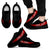 Tongan Heartbeat Sneakers - Polynesian Pattern Men's Sneakers - Black - Tongan Black - Polynesian Pride