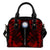 Marshall Islands Shoulder Handbag - Polynesian Tattoo Red One Size Red - Polynesian Pride