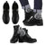 Polynesian Tattoo Style Leather Boots White A7 - Polynesian Pride