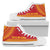 Papua New Guinea High Top Shoes - Polynesian Flag Chief Version Unisex Black - Polynesian Pride