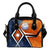 Marshall Islands Shoulder Handbag - Marshall Islands Flag with Polynesian Patterns One Size Orange - Polynesian Pride