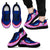 Guam Wave Sneakers - Polynesian Pattern White Pink Color Men's Sneakers - Black - Guam Black - Polynesian Pride