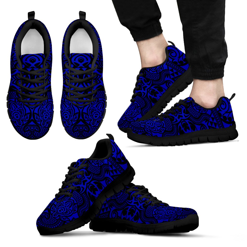 Polynesian Sneakers - Polynesian Tattoo Style - 05 Unisex Black - Polynesian Pride