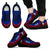 Guam Wave Sneakers - Polynesian Pattern Red Color Men's Sneakers - Black - Guam Black - Polynesian Pride