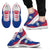 Guam Sneakers - Guam Coat Of Arms In Wings - A7 Unisex White - Polynesian Pride