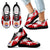 Tahiti Polynesian Coconut Tree Sneakers Kid's Sneakers - Black - 5 Red White - Polynesian Pride