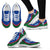 Guam Wave Sneakers - Polynesian Pattern Green Color Women's Sneakers - White - Guam White - Polynesian Pride