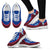 Guam Wave Sneakers - Polynesian Pattern Red Color Women's Sneakers - White - Guam White - Polynesian Pride