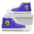 American Samoa Polynesian High Top Shoes - Aunu'u Island Unisex White - Polynesian Pride