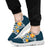 Hawaii Polynesian Hibiscus Sneakers - JVT Style - Blue White - Polynesian Pride