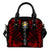 Nauru Shoulder Handbag - Polynesian Tattoo Red One Size Red - Polynesian Pride