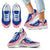 Guam Wave Sneakers - Polynesian Pattern White Red Color Kid's Sneakers - White - Guam White - Polynesian Pride