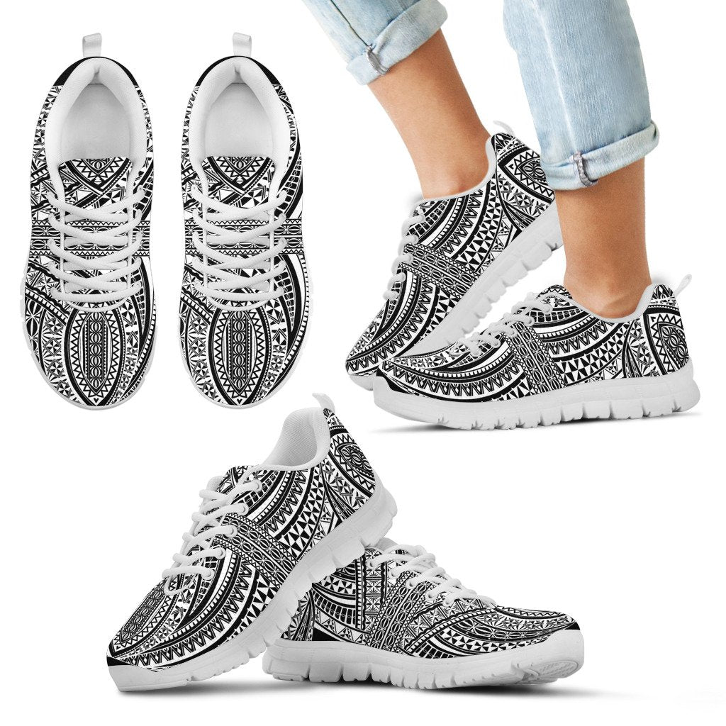 Polynesian Sneakers White Kid's Sneakers - White - 6 White - Polynesian Pride