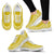 American Samoa Wave Sneakers White Gold Color Women's Sneakers - White - American Samoa White - Polynesian Pride