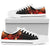 Tahiti Polynesian Low Top Shoe - Plumeria Flowers And Waves - Polynesian Pride