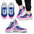 Guam Wave Sneakers - Polynesian Pattern White Pink Color Men's Sneakers - White - Guam White - Polynesian Pride