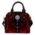 Northern Mariana Islands Shoulder Handbag - Polynesian Tattoo Red One Size Red - Polynesian Pride
