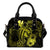 Hawaii Hibiscus Shoulder Handbag - Harold Turtle - Yellow One Size Yellow - Polynesian Pride