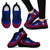 Guam Wave Sneakers - Polynesian Pattern Pink Color Women's Sneakers - Black - Guam Black - Polynesian Pride