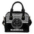 Marshall Islands Shoulder Handbag - White Black Version One Size Black - Polynesian Pride
