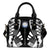 Marshall Islands Shoulder Handbag - Polynesian Tattoo Black One Size Black - Polynesian Pride