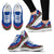 Guam Wave Sneakers - Polynesian Pattern Gold Color Women's Sneakers - White - Guam White - Polynesian Pride