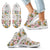 Hawaii Tropical Pineaapple Sneakers Kid's Sneakers White - Polynesian Pride