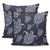 Turtle Pattern Wonderfull Pillow Covers One Size Zippered Pillow Cases 18"x 18" (Twin Sides) (Set of 2) Black - Polynesian Pride