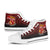 American Samoa High Top Shoes - Manulele Tausala Nuuuli (Ver 2) - Polynesian Pride