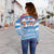 (Custom Personalised) Fiji Polynesian Off Shoulder Sweater Fijian Tropical Flowers LT13 - Polynesian Pride