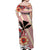 Hawaii Matching Dress and Hawaiian Shirt Kakau Tribal Red Batik Floral Ver.02 LT13 - Polynesian Pride