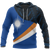 Marshall Islands Pullover Hoodie Marshall Islands Flag Polynesian Tattoo A0 Unisex Blue - Polynesian Pride