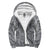 White Polynesian Pattern Sherpa Hoodie White - Polynesian Pride