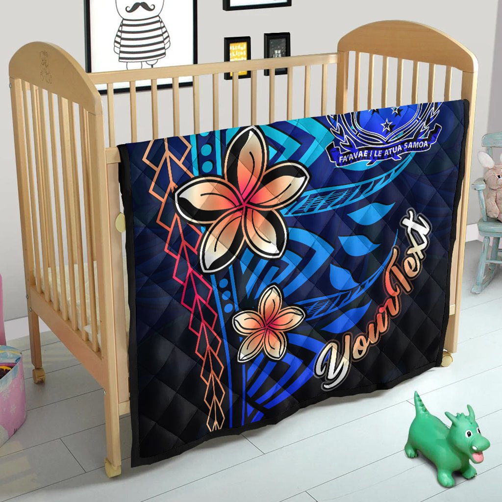 Samoa Custom Personalised Premium Quilt - Vintage Tribal Mountain - Polynesian Pride