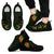 Hibiscus And Turtle Sneakers Men's Sneakers Black - Polynesian Pride