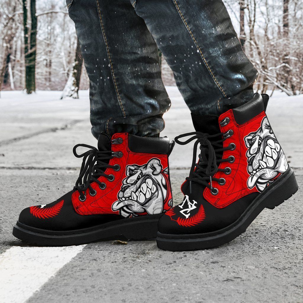Aotearoa Bulldog Maori All Season Boots - Polynesian Pride