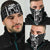 Polynesian Pride Bandana - Hawaii King Kanaka Kakau Bandana 3 - Pack - White - Polynesian Pride