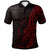 Polynesian Pride Apparel Personalize American Samoa Polo Shirt Polynesian Pattern Style Red Color Unisex Black - Polynesian Pride