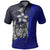 Polynesian Pride Apparel American Samoa Polo Shirt Blue Turtle With Hook Unisex Black - Polynesian Pride