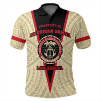 Polynesian Pride Apparel Samoan Polo Shirt American Samoa Law School Polo Shirt Unisex Beige - Polynesian Pride